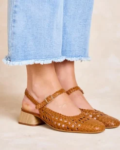 Polin et moi Zapatos De Tacón|Trenzados*Destalonado Trenzado Maddi Cuero