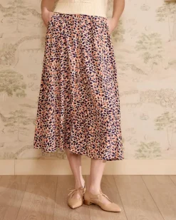 Polin et moi Maternidad|Faldas*Falda Estampada Con Botones Lita Nude