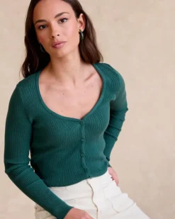 Polin et moi Punto|Cardigans Y Jerseis*Jersey Punto Verda VerdeManzana