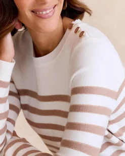 Polin et moi Punto|Cardigans Y Jerseis*Jersey Rayas Eugenia Crudo