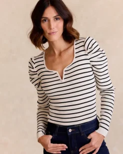 Polin et moi Punto|Cardigans Y Jerseis*Jersey Rayas Lupita Crudo