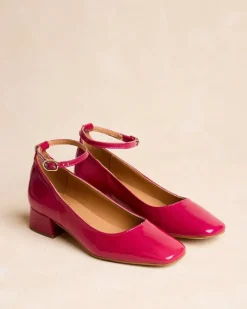 Polin et moi Zapatos De Tacón*Mary Jane Frambuesa