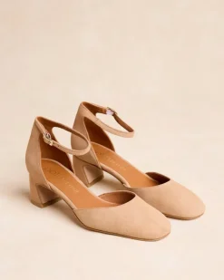 Polin et moi Zapatos De Tacón*Mary Jane Kaia BEIGE