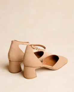 Polin et moi Zapatos De Tacón*Mary Jane Kaia BEIGE
