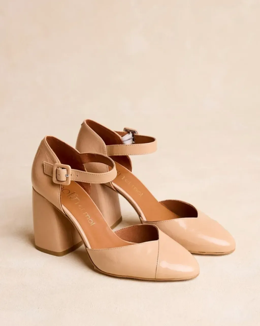 Polin et moi Zapatos De Tacón*Mary Jane Lucasia Nude