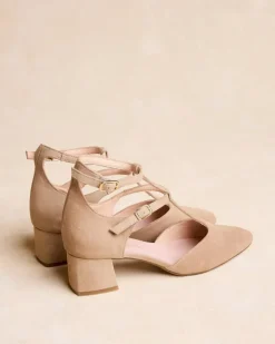 Polin et moi Zapatos De Tacón*Mary Jane Tiras Arianna BEIGE