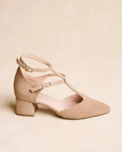 Polin et moi Zapatos De Tacón*Mary Jane Tiras Arianna BEIGE