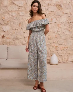 Polin et moi Vestidos Y Monos*Mono Volante Grace Turquesa