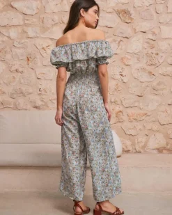 Polin et moi Vestidos Y Monos*Mono Volante Grace Turquesa