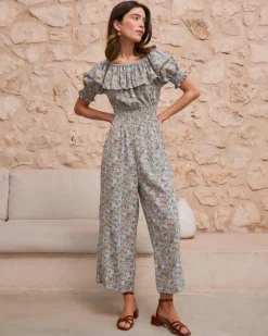 Polin et moi Vestidos Y Monos*Mono Volante Grace Turquesa