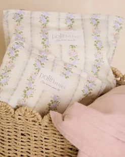 Polin et moi Home*Neceser Pequeño Flores Selenia MALVA