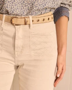 Polin et moi Pantalones*Pantalón Denim Renata beige