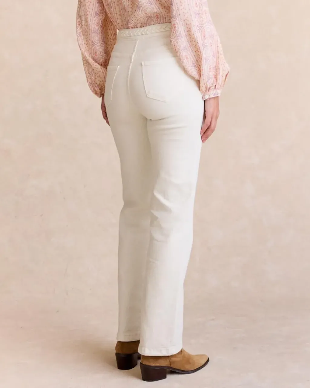 Polin et moi Pantalones*Pantalón Trenza Ivana Crudo