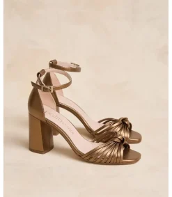 Polin et moi Novia|Sandalias*Sandalia Nudo Lula Bronce