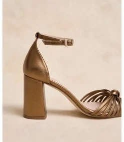 Polin et moi Novia|Sandalias*Sandalia Nudo Lula Bronce