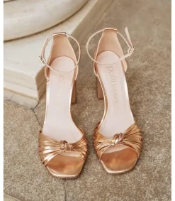 Polin et moi Novia|Sandalias*Sandalia Nudo Lula Oro