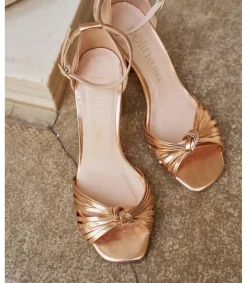 Polin et moi Novia|Sandalias*Sandalia Nudo Lula Oro
