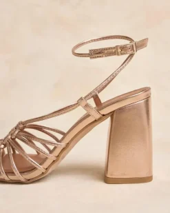 Polin et moi Novia|Sandalias*Sandalia Nudo Navy Bronce