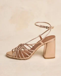 Polin et moi Novia|Sandalias*Sandalia Nudo Navy Bronce