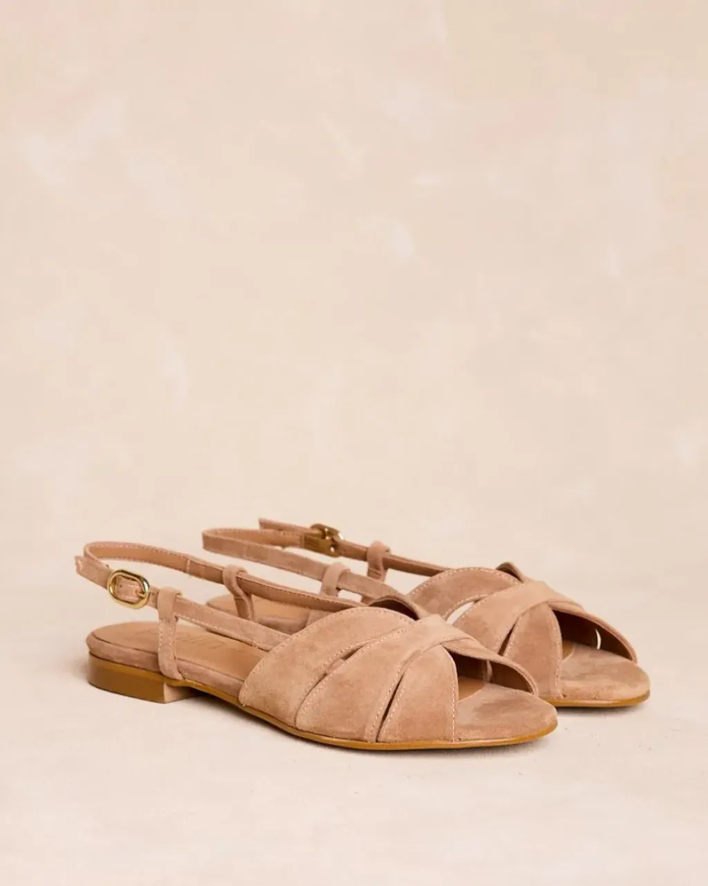 Polin et moi Sandalias*Sandalia Plana CAMEL