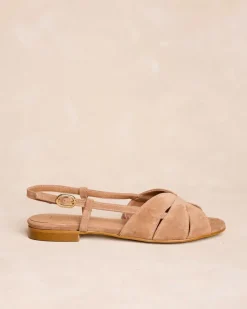 Polin et moi Sandalias*Sandalia Plana CAMEL