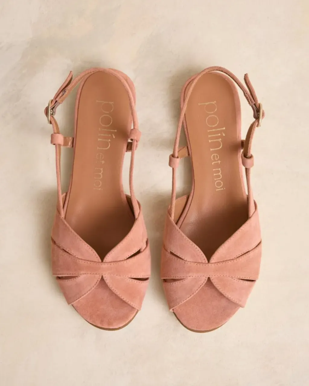 Polin et moi Sandalias*Sandalia Plana Makkia Maquillaje