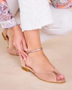 Polin et moi Sandalias*Sandalia Plana Nude