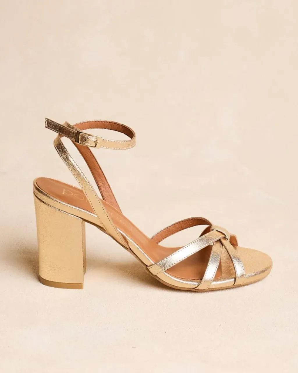 Polin et moi Sandalias*Sandalia Tiras Clio Oro