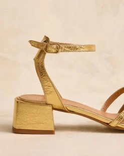 Polin et moi Sandalias*Sandalia Tiras Dorani Oro