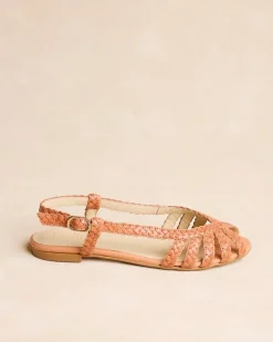 Polin et moi Sandalias*Sandalia Trenzada Aniala NARANJA