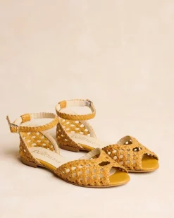 Polin et moi Sandalias|Trenzados*Sandalia Trenzada Asun ocre