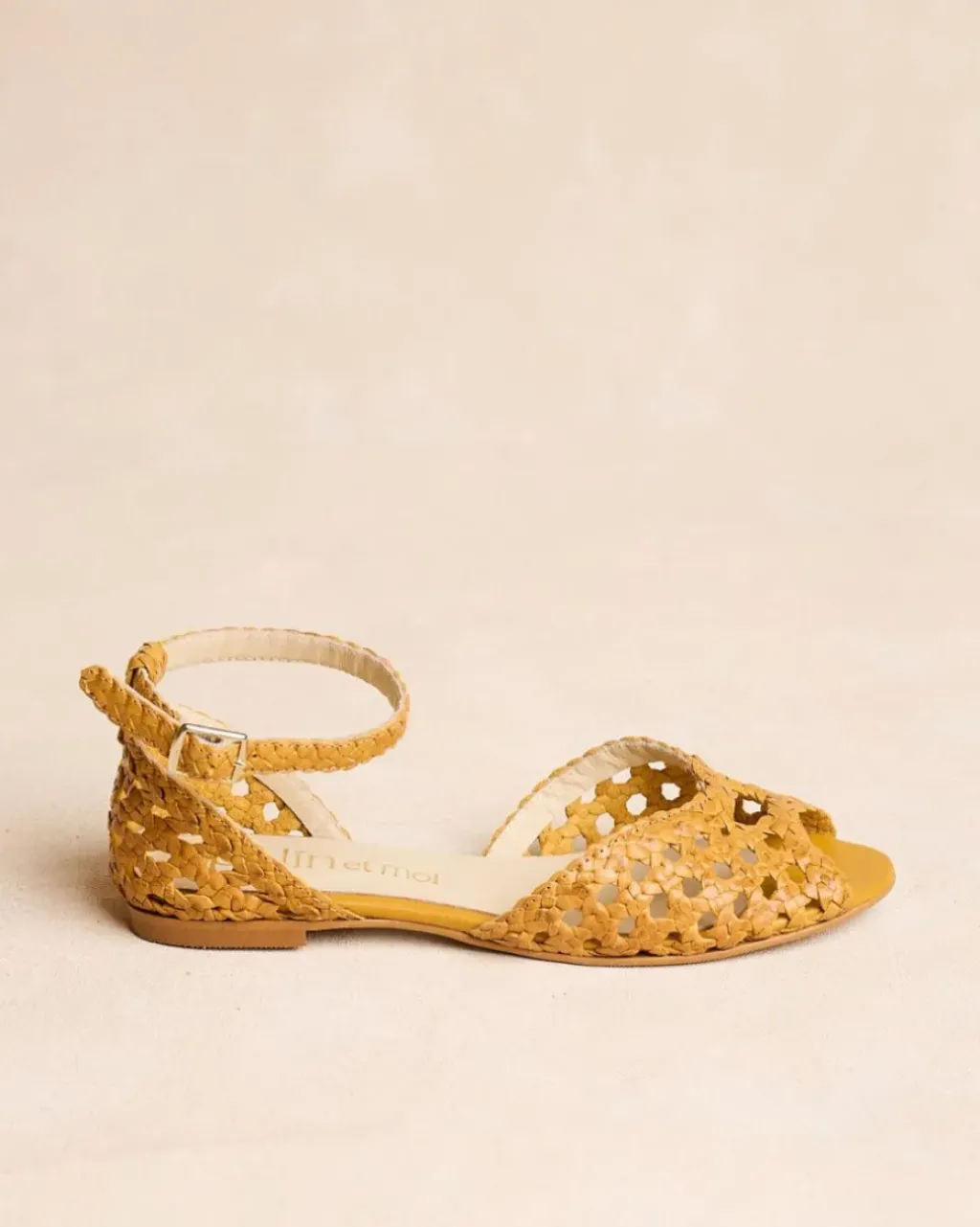 Polin et moi Sandalias|Trenzados*Sandalia Trenzada Asun ocre