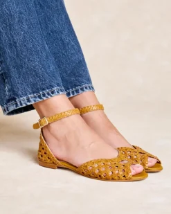 Polin et moi Sandalias|Trenzados*Sandalia Trenzada Asun ocre