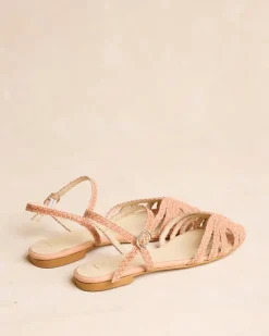 Polin et moi Sandalias*Sandalia Trenzada Elva camel