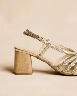 Polin et moi Sandalias|Trenzados*Sandalia Trenzada Galatea PLATA