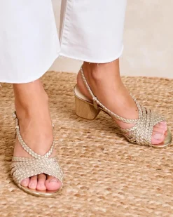Polin et moi Sandalias|Trenzados*Sandalia Trenzada Galatea PLATA