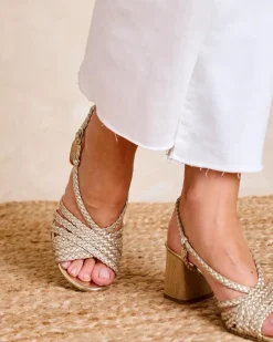 Polin et moi Sandalias|Trenzados*Sandalia Trenzada Galatea PLATA