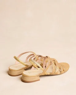 Polin et moi Sandalias|Trenzados*Sandalia Trenzada Nuni ORO