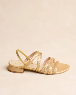Polin et moi Sandalias|Trenzados*Sandalia Trenzada Nuni ORO