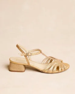 Polin et moi Sandalias*Sandalia Trenzada Sabina Oro