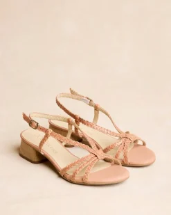 Polin et moi Sandalias|Trenzados*Sandalia Trenzada Tezza camel
