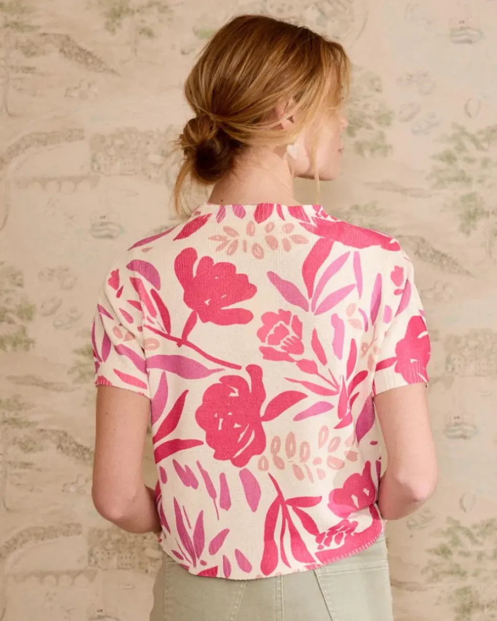 Polin et moi Camisetas Y Tops*Top Estampado Quelda Fucsia