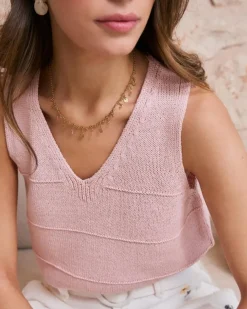 Polin et moi Punto|Camisetas Y Tops*Top Punto Camilia Rosa