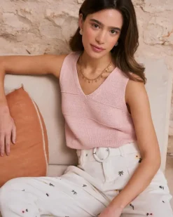 Polin et moi Punto|Camisetas Y Tops*Top Punto Camilia Rosa