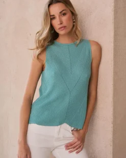 Polin et moi Punto|Camisetas Y Tops*Top Punto Elise Turquesa