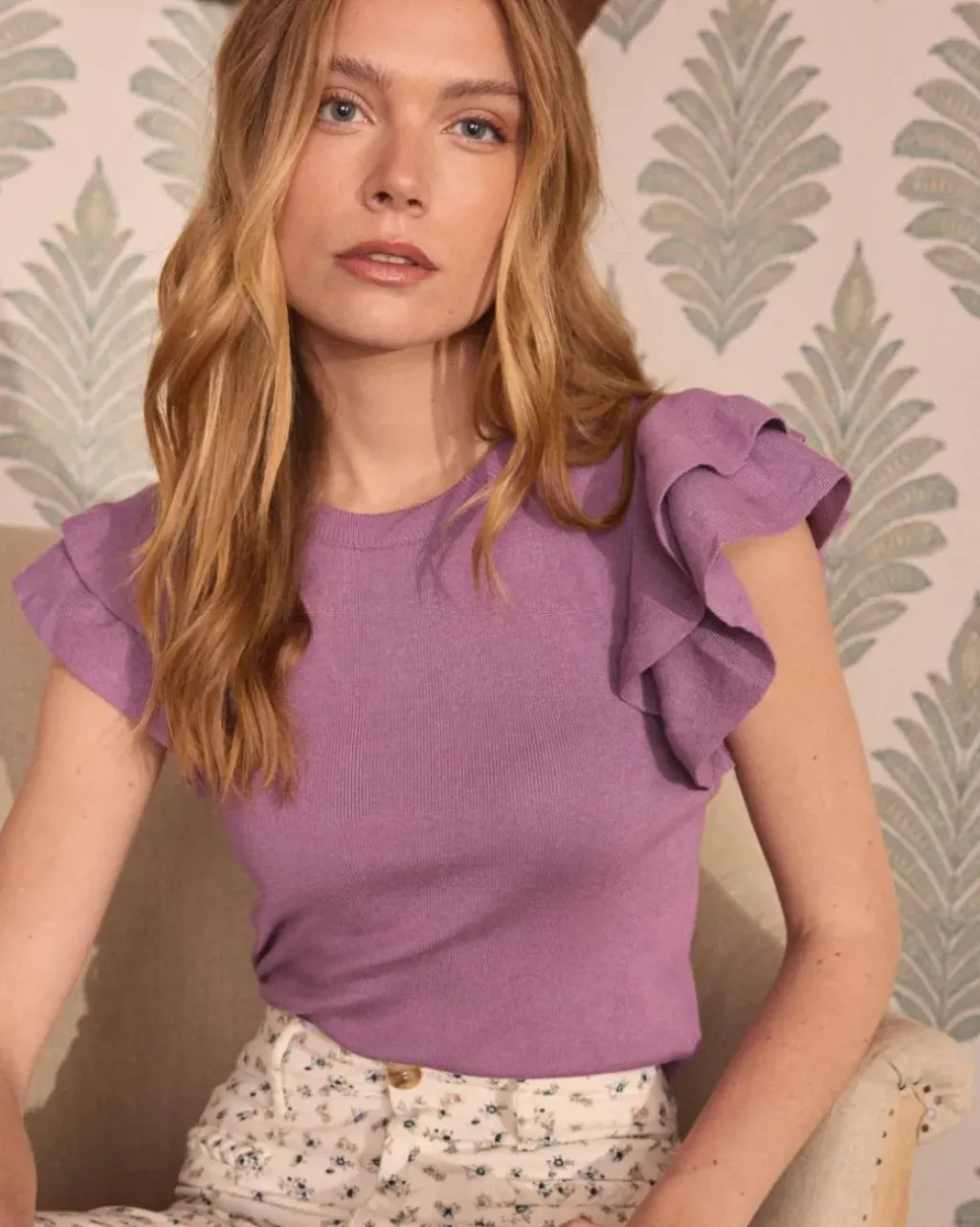Polin et moi Camisetas Y Tops|Punto*Top Punto Volante Mahira MALVA