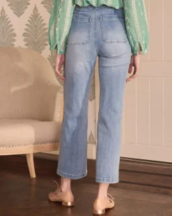 Polin et moi Pantalones*Vaqueros Volantes Lili DENIM