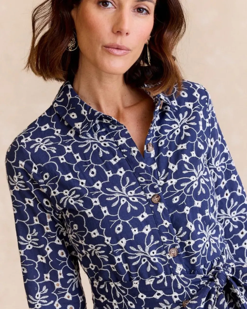 Polin et moi Maternidad|Vestidos Y Monos*Vestido Bordado Isa denim