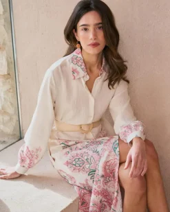 Polin et moi Maternidad|Vestidos Y Monos*Vestido Camisero Basilia Crudo
