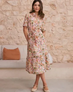 Polin et moi Vestidos Y Monos*Vestido Camisero Caetana Rosa